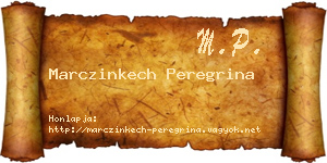Marczinkech Peregrina névjegykártya